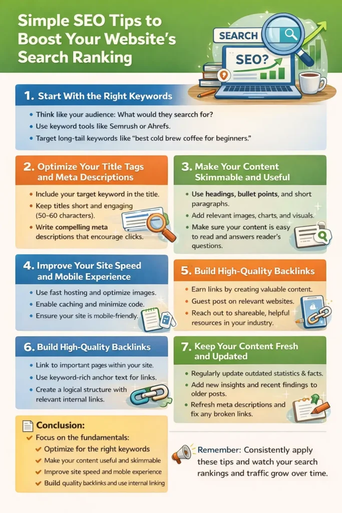 Simple SEO Tips to Boost Your Website’s Search Ranking